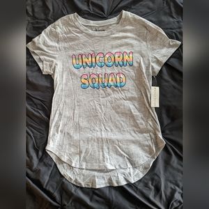 Girls 'Unicorn Squad' tee size 7/8